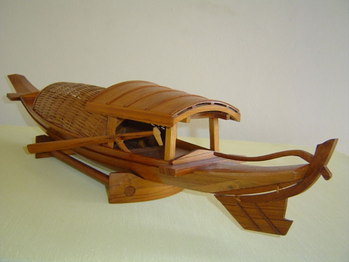 Otop-magnificient Hand Made Asian Boat