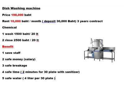 Dish washing machine for sale ,rent and service 