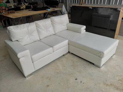 Faux leather Corner Sofa