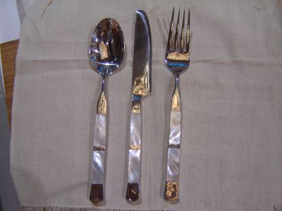 Cutlerry with mother of pearl
