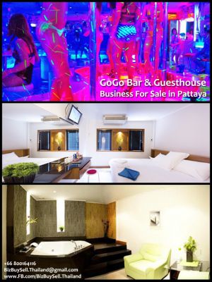 Gogo Bar & Guesthouse Business For Sale in Pattaya