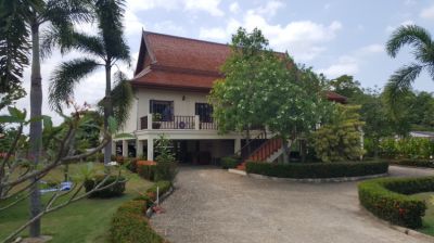 Huay Yai - raised country house for sale.  Quiet & desirable location