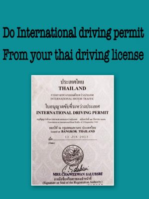 INTERNATIONAL DRIVING PERMIT