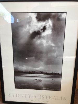 Set of framed prints of Sydney Harbour Bridge