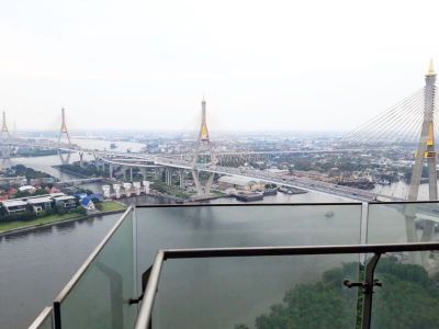 Spacious river view 2 bedrooms condo for rent at The Pano Rama 3 with 