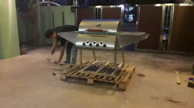 Stainless Super Master Deluxe 3 in 1 BBQ 