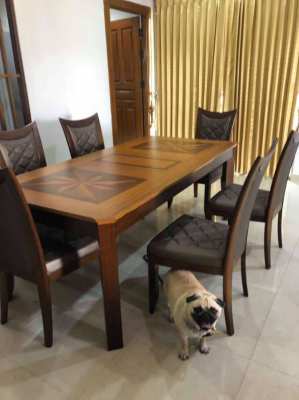 Solid Teak Wooden Dining Table