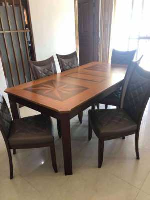 Solid Teak Wooden Dining Table