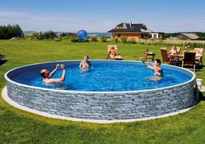 New Stone Design Swimming Pool set, 4.6x1.2m
