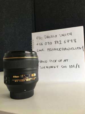 Nikon Nikkor 85mm F/1.4 G AF-S Autofocus Lens PERFECT!!!!!