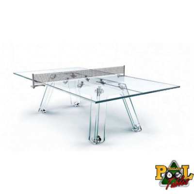 Zoom Lungolinea Glass Ping Pong Table by Thailand Pool Tables Lungolin