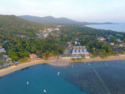 Two seaside land plots 2.7 Rai in Bophut