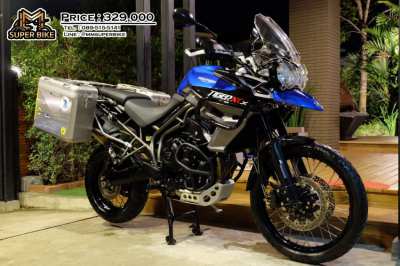 Triumph Tiger XCX 2015 only 12,3xx km with Touratech side panniers!