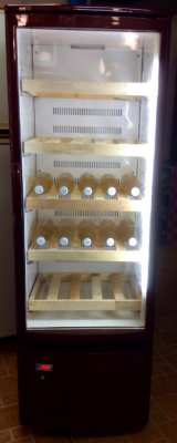 Two large wine fridges  with digital display and digital control