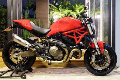 Ducati Monster 821 2016 with SC project exhaust & only 12,2xx kms!