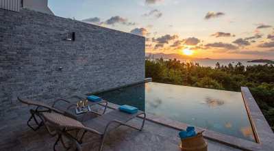Contemporary Villa for sale Plai Laem Koh Samui with sea view