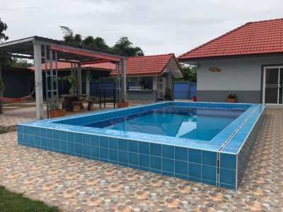 Home for sale in Khon Kaen with Private swimming pool