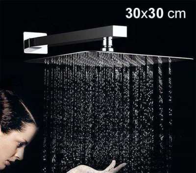 30cm/12inch Rainfall Shower Head Stainless Steel