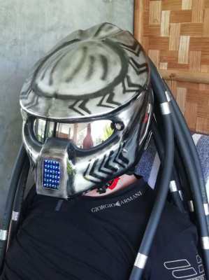 Predator Helmet and motorcycle Armor 
