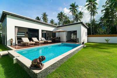 For rent 3 bedroom pool villa Lamai Koh Samui