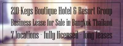 210-Keys Boutique Hotel & Resort Group Business For Sale