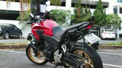 2013 Honda CB500X ABS, RED. Great Condition. Givi Bags, Pipe, Lights, 