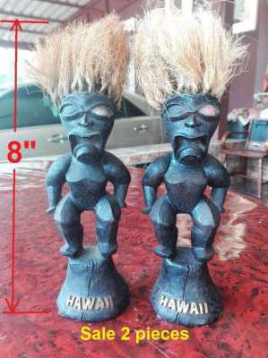 SOLD!!! Hawaiian Tiki Statues Set