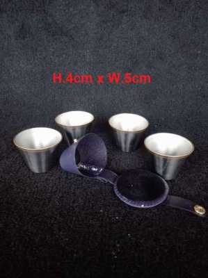 Stainless Steel Wisky Cups Set 
