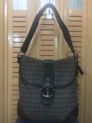 Coach forwarder bag 100% authentic 2nd hand ???? Coach 6377 shoulder bag, small C pattern ????