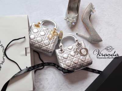 Ready to deliver ️ ️ ???? Lady Dior Genuine Sheep Leather Handbag Size 8 ???? Sweet Box by Viranda