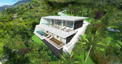 New Modern 2 Bed Sea View Apartments on Lamai Bay, Koh Samui