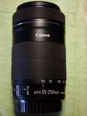 Canon Zoom Lens EF-S 55-250mm f/4-5.6 IS STM in Box