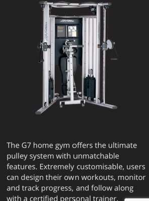 Life Fitness G7 Multi Gym + Dumbbells + Olympic Bar & plates