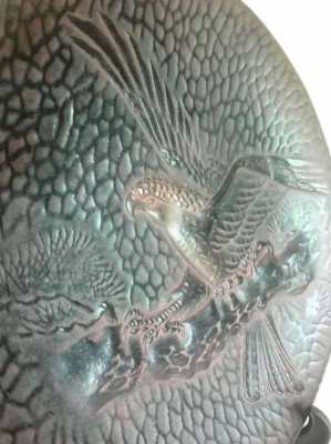 SOLD!!! Vintage Brass Eagle Plate
