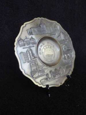 Brass Famous Places Of Japan Plate