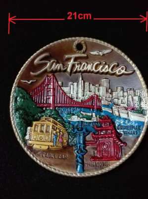 Vintage Clay San Francisco Plate