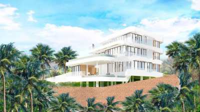 New 6 bedroom luxury villa 1000 sqm under construction