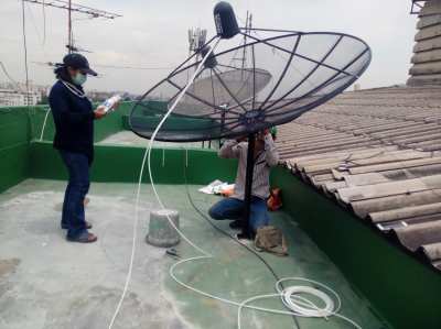 Thaicom 8 satellite dish repair service