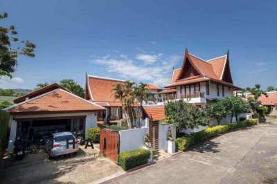 6 Bedroom Thai-Balinese Pool Villa for Sale - Nai Harn Phuket