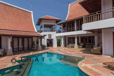 6 Bedroom Thai-Balinese Pool Villa for Sale - Nai Harn Phuket