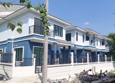 2-storey detached house for sale, new building, Rama 2, Bang Kadi 1, Bang Khun Thian