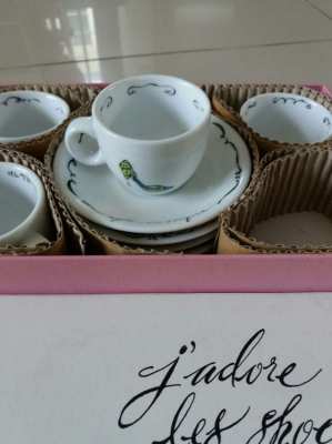 Rosanna Strappy Shoes ESPRESSO CUPS & SAUCERS