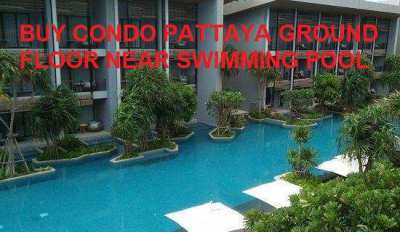 Buy Condo Pattaya Ground Floor Front Swimming Pool - 1 MB MAXIMUM