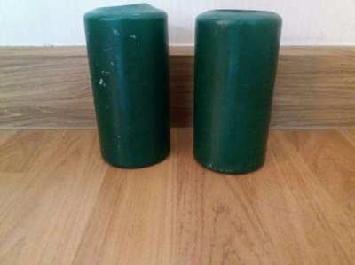 Hand Made Scented Pillar Candles Gold