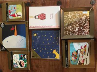 Selection of packs of Christmas cards from the UK