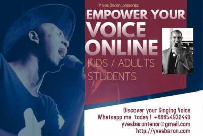 DISCOVER AND EMPOWER YOUR SINGING VOICE ONLINE