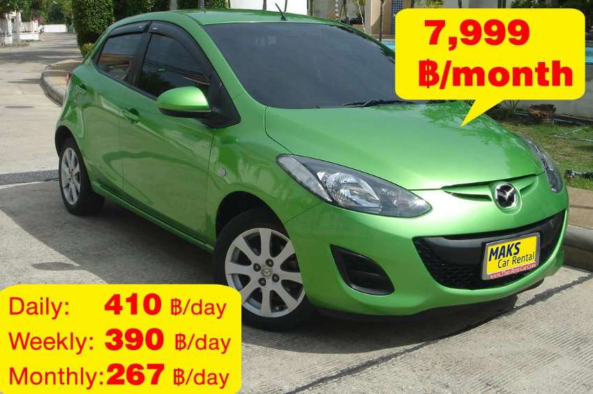 Low cost Rental Car In Pattaya. Price start from 267 ฿/day