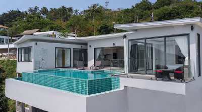 For sale 3/5 bedroom villa Chaweng Noi Koh Samui with sea view