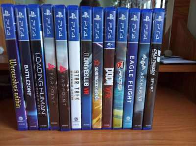 Play Station 4 Pro VR Games