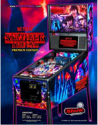 Original Stern Mechanical Pinball : Stranger Things Pro or Premium Ed.
